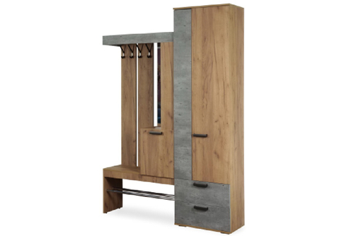 Прихожая Трамп (Крафт/Бетон)