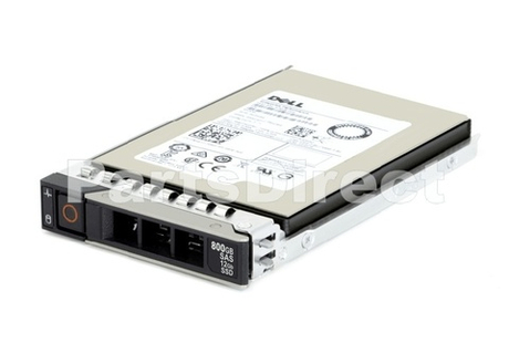 Накопитель SSD Dell 400-ASEV G14-G16 800-GB 12G 2.5 SAS WI SSD w/DXD9H