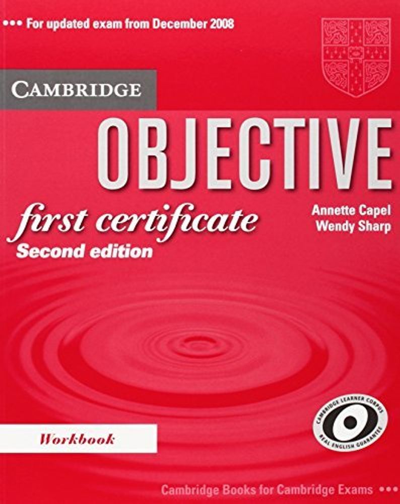 Купить Objective First Certificate (Second Edition) Workbook without  answers с доставкой по России