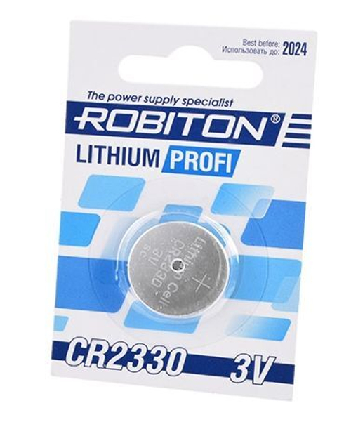 Элемент питания CR2330 Robiton