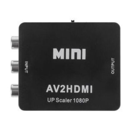 Конвертер 3 RCA на HDMI, пластик, черный  REXANT