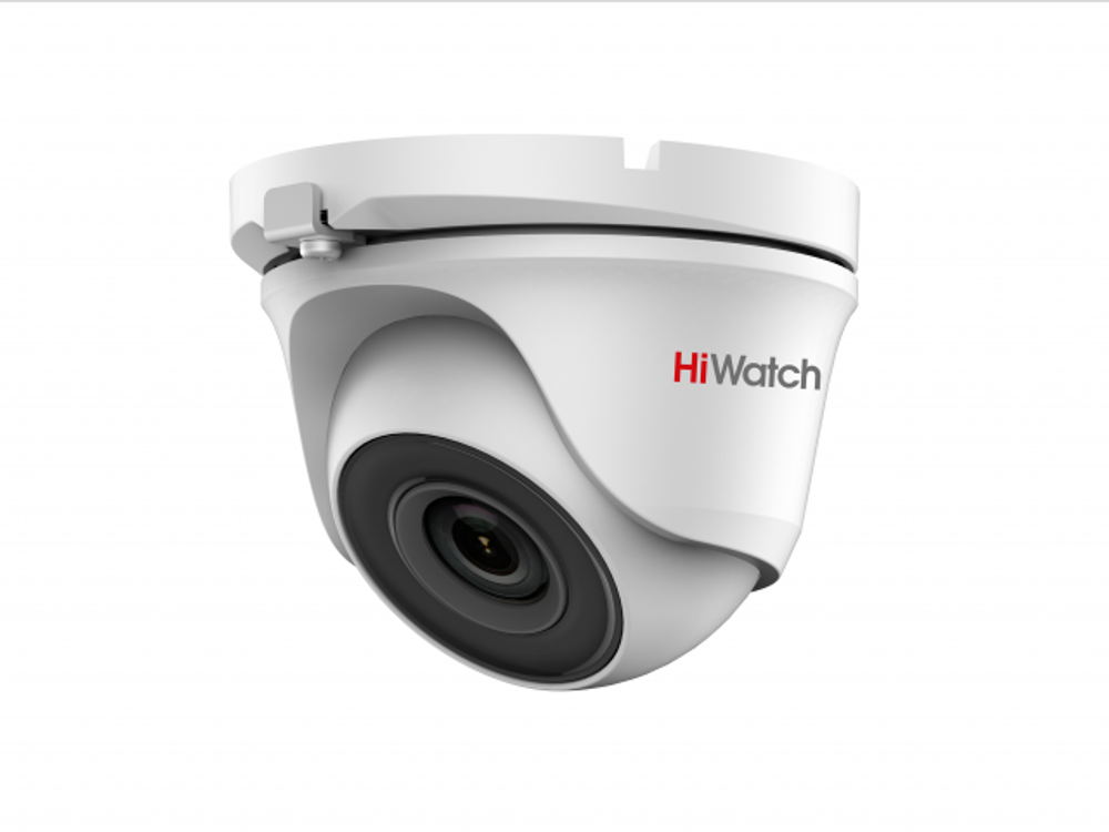 Бюджетная видеокамера мультиформатная купольная DS-T203(B)(3.6mm) HiWatch