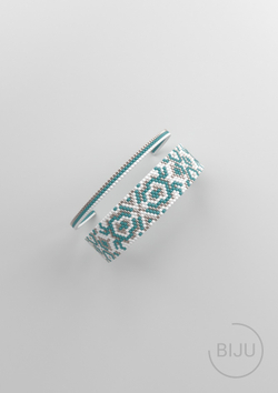 Схема PEYOTE, Схема браслета мозаичное плетение, узор из Miyuki Delica 11/0, файл PDF, №222