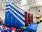 Коммерческий надувной батут «Зимняя горка Арктика», 6*4*6 м