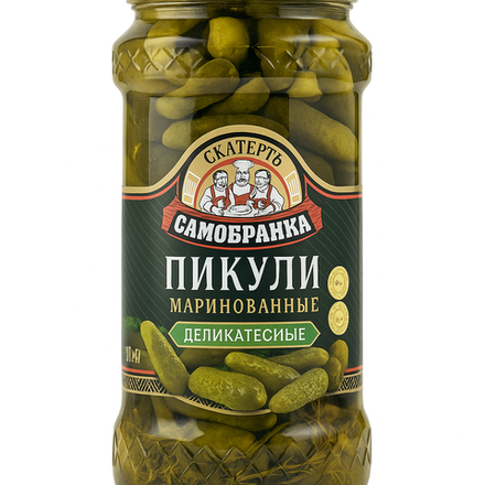 Пикули деликатесные Скатерть-Самобранка 580 мл