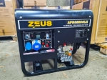 Дизельный генератор Zeus APD 3500 CLE 3 кВт с электростартером. В комплекте аккумулятор, колеса и набор фильтров для 1-го ТО
