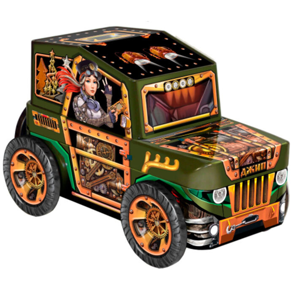 Джип зеленый