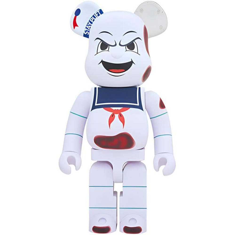 Дизайнерские игрушки BE@RBRICK Stay Puft Marshmallow Man “Anger Face", Anger-Face
