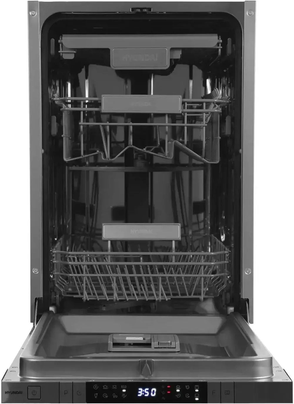 Встраиваемая посудомоечная машина Hyundai HBD 488 серебристый