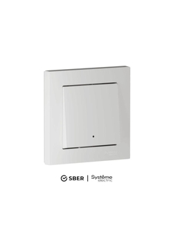 Выключатель 1-кл. AtlasDesign Smart 10А (сх. 1) L+N с подсветкой Zigbee механизм бел. SE ATN000113Z