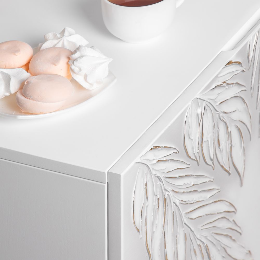 Тумба прикроватная Тропик Стайл Айс Голд левая