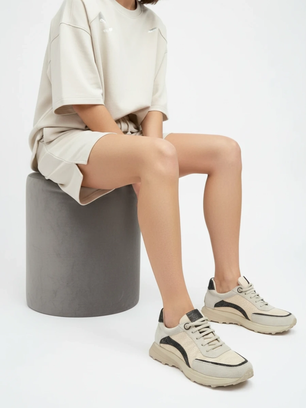 Кроссовки женские летние натуральная кожа