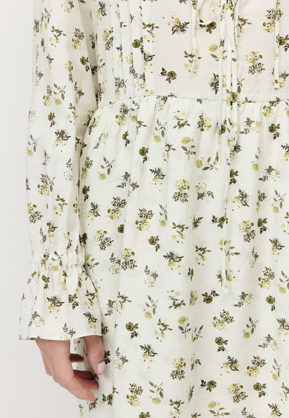 Платье мини с завязками