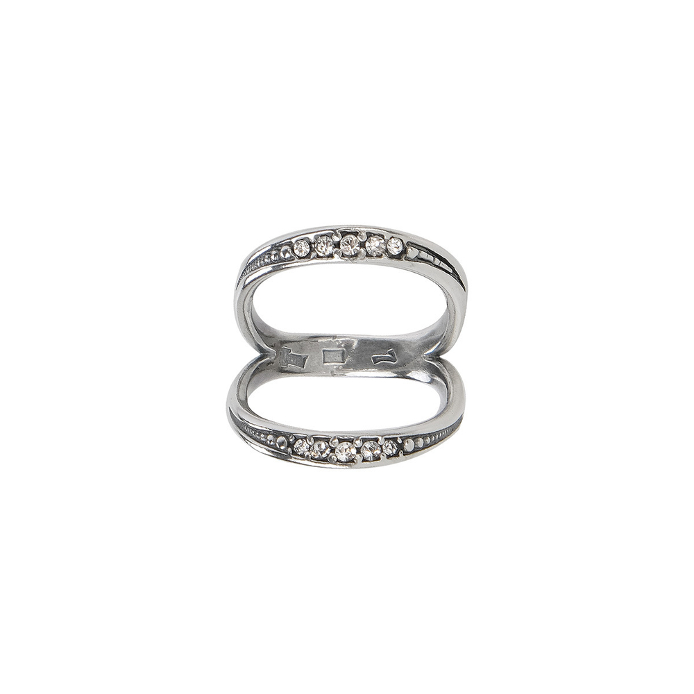 "Окера" кольцо в серебряном покрытии из коллекции "Момент" от Jenavi