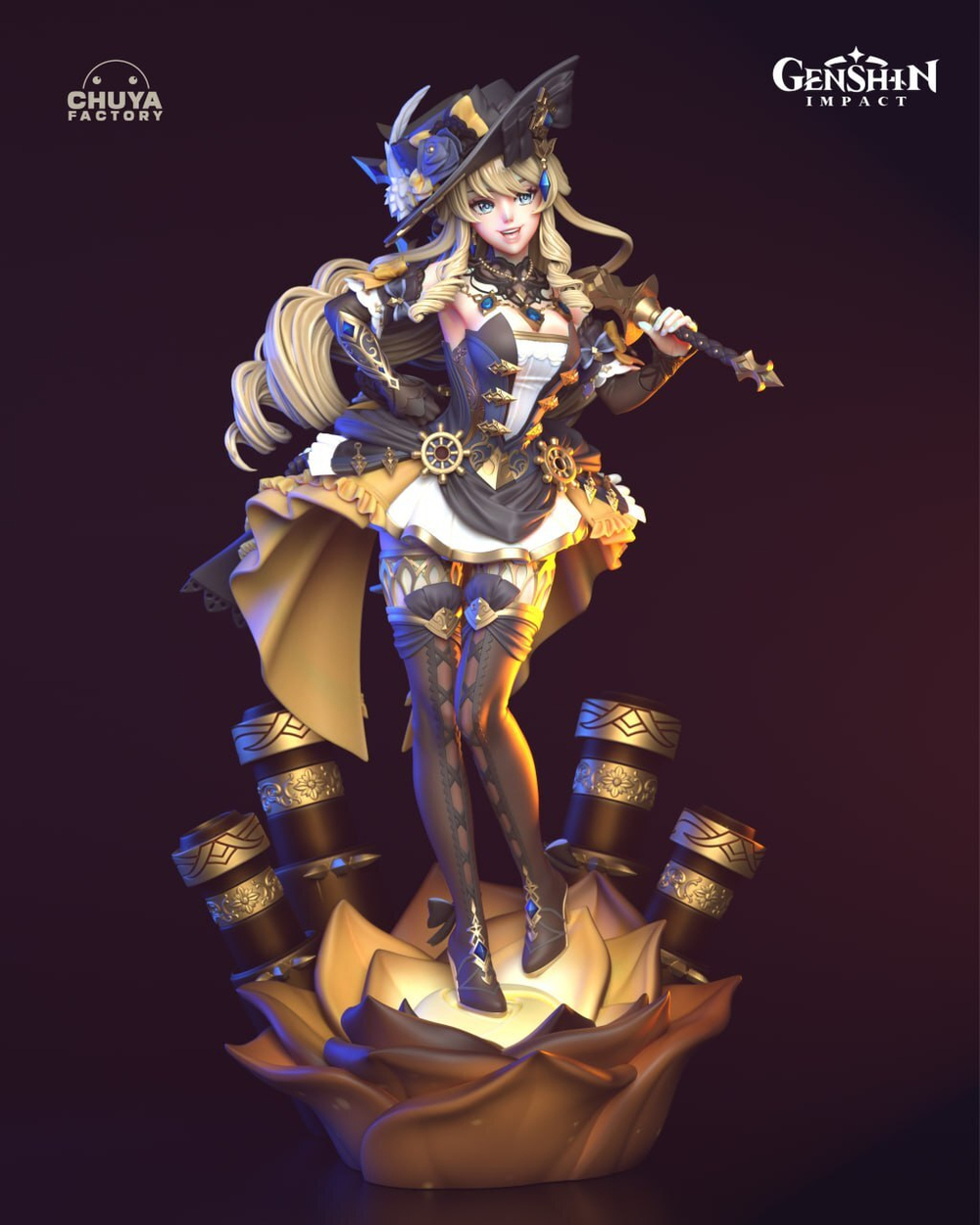 Navia Genshin Impact Фигурка