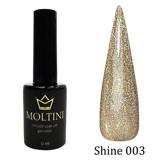 Гель-лак Moltini Shine 003, 12 ml