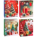 Пакет подарочный «Северная сказка» 32*26*10 см, микс