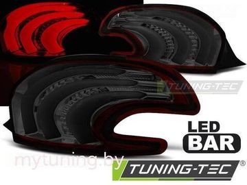 Задние фонари red smoke led bar для Peugeot 208