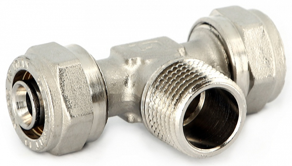 Тройник м.п. UNI-FITT 20 х 3/4"Н х 20