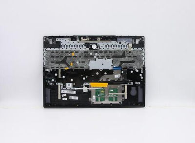 Верхняя панель с клавиатурой (топкейс) для ноутбука Lenovo Legion 7-15IMH05/Legion 7-15IMHg05 81YT раскладка - русская, с подсветкой, серый (5CB0Z20997), оригинал