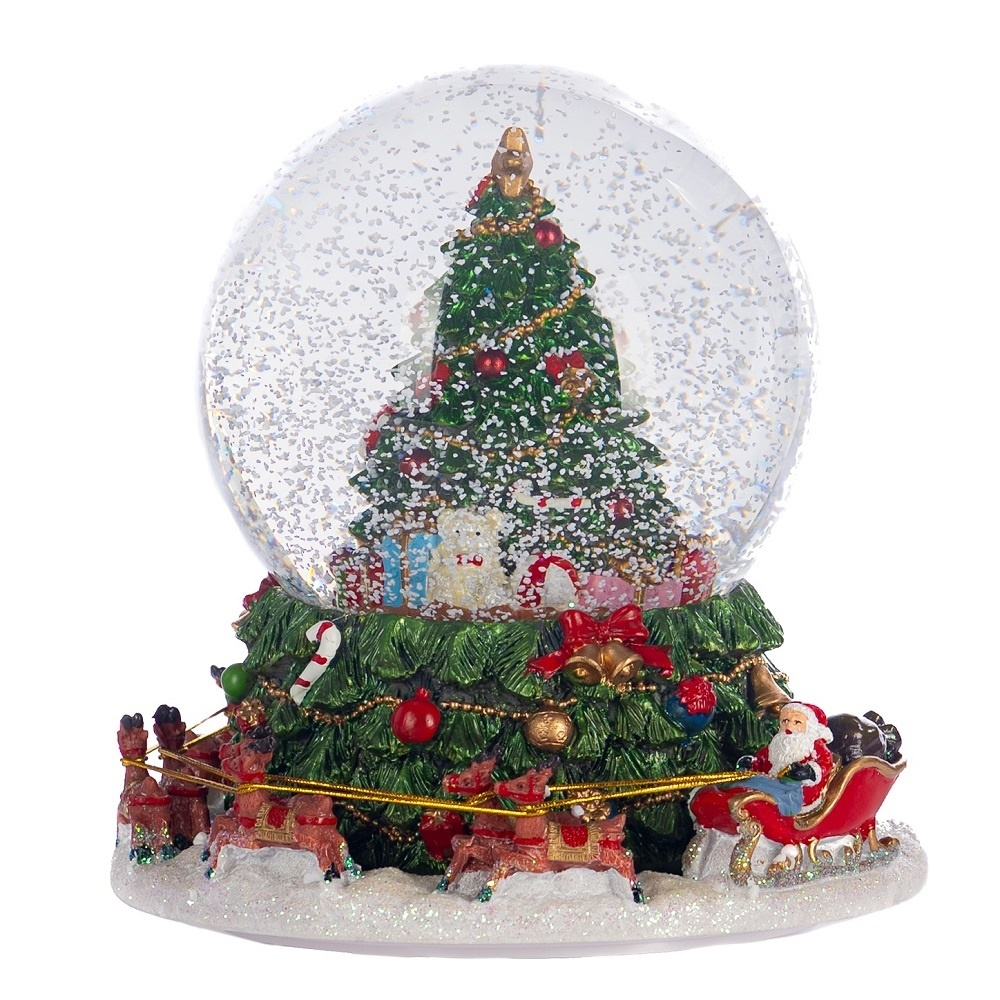 Музыкальный шар с Дедом Морозом [Арт. MC 19963]