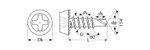Саморезы КЛМ-СЦ со сверлом для листового металла, 11 х 3.8 мм, 1 000 шт, оцинкованные, ЗУБР