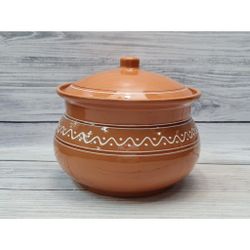 Супница 3,8 л d 22 см h14,5 см "Псковский" керамика ПГ [1]