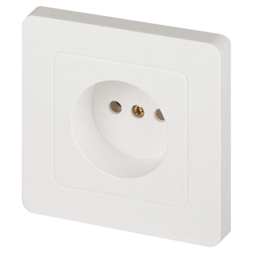 Розетка Intro Style 7-201-01 без заземления 2P 16А-250В IP20 СУ белый | Intro