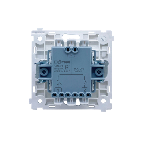 Механизм выключателя 2-клавишного, схема 5, 10 A 250 В~ серия DA