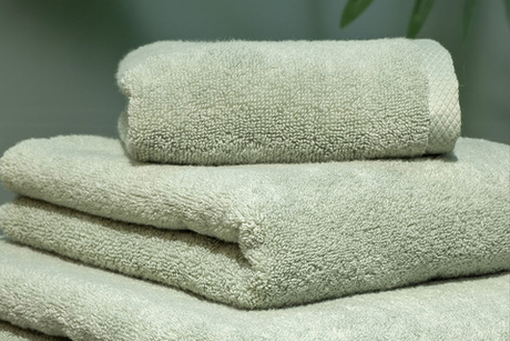 Полотенце 50х90 Garda Decor Соло зеленое