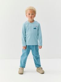 Лонгслив "Аква" с принтом