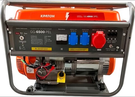 Генератор бензиновый КРАТОН GG-6500-3РEL 3 08 01 054