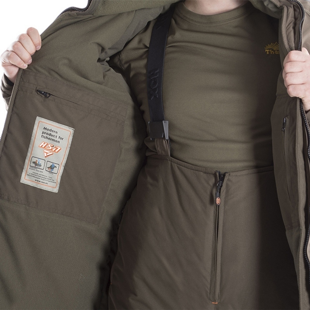 Зимний мужской костюм ХСН Dikson -45 (Canada) Зелёный