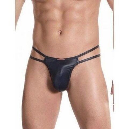 Мужские трусы тонги черные Olaf Benz mini thong black