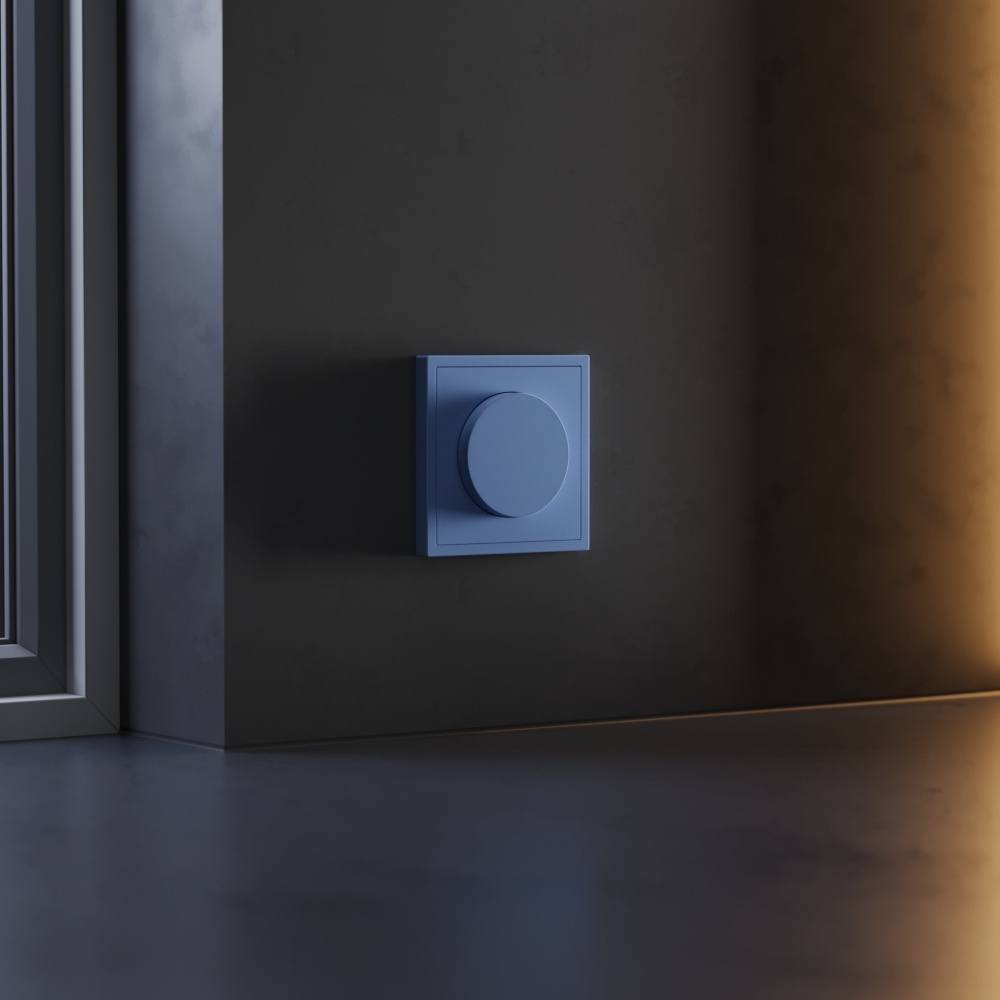 Накладка для светорегулятора поворотно-нажимного, S70 (деним)