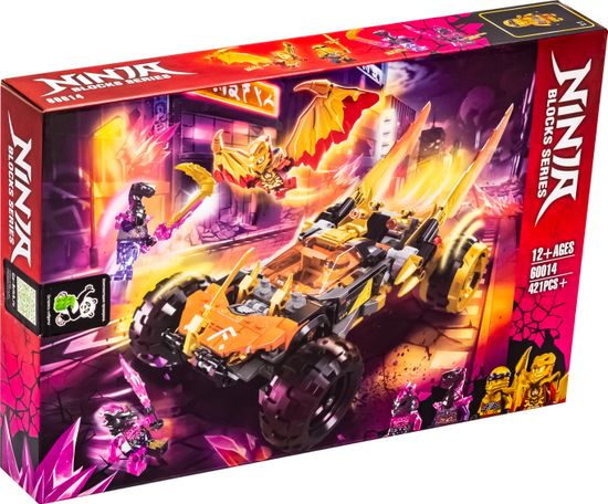 Конструктор Ninja " Драконий вездеход Коула ",  421 дет.