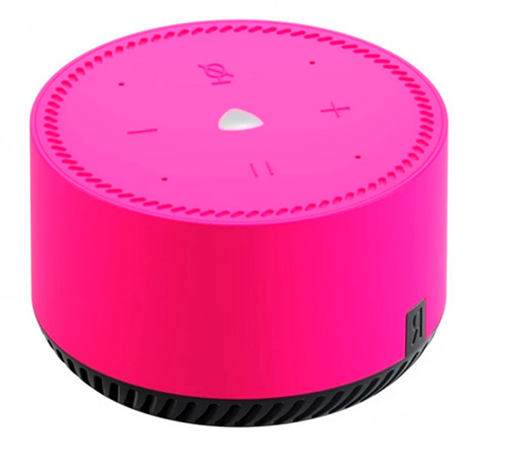 Умная колонка Yandex Станция Лайт Алиса розовый 5W 1.0 BT 10м (YNDX-00025N)