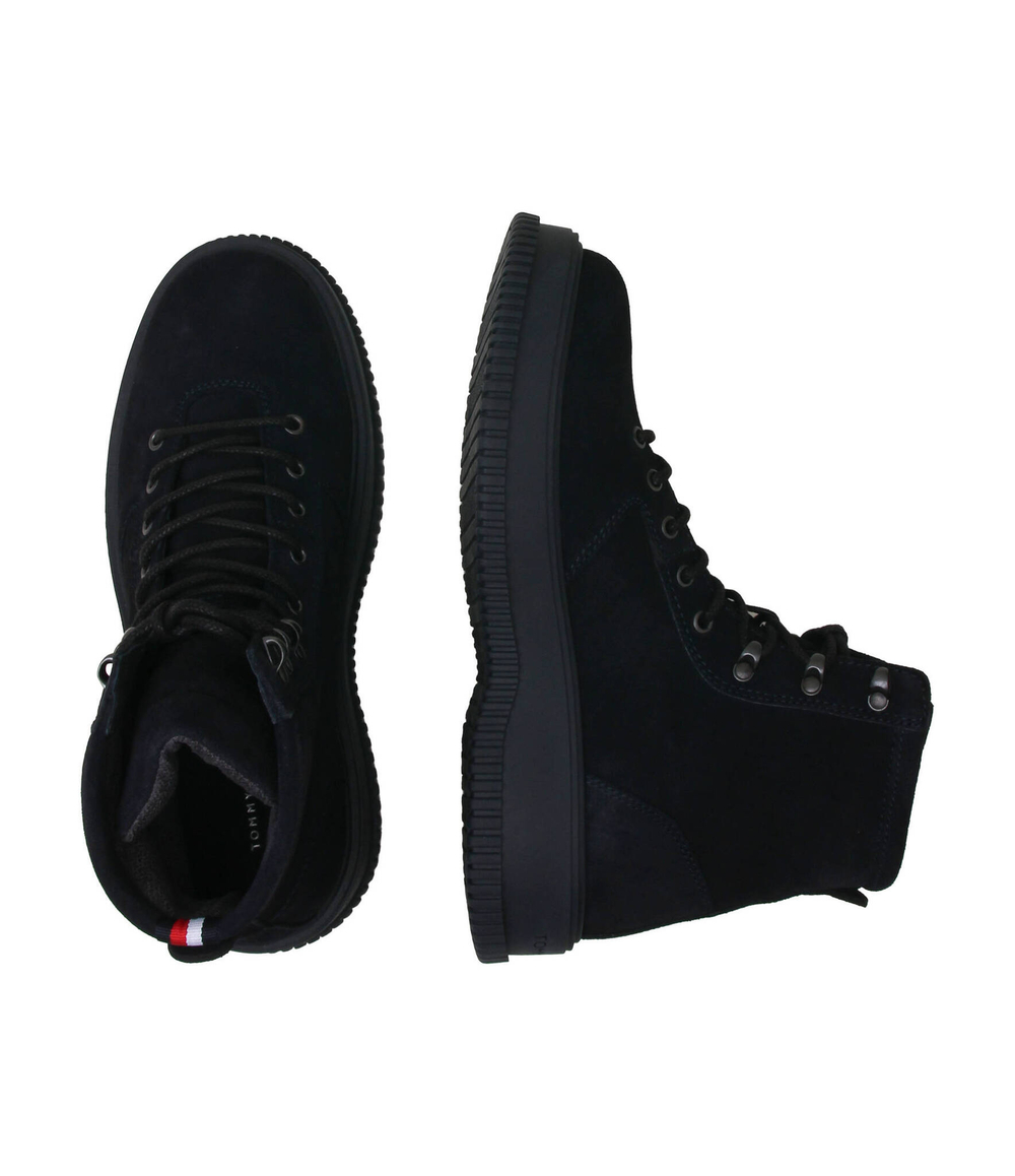 Кожаные трапперы th everyday class w suede hooks Tommy Hilfiger - темно-синий(FM0FM04762)