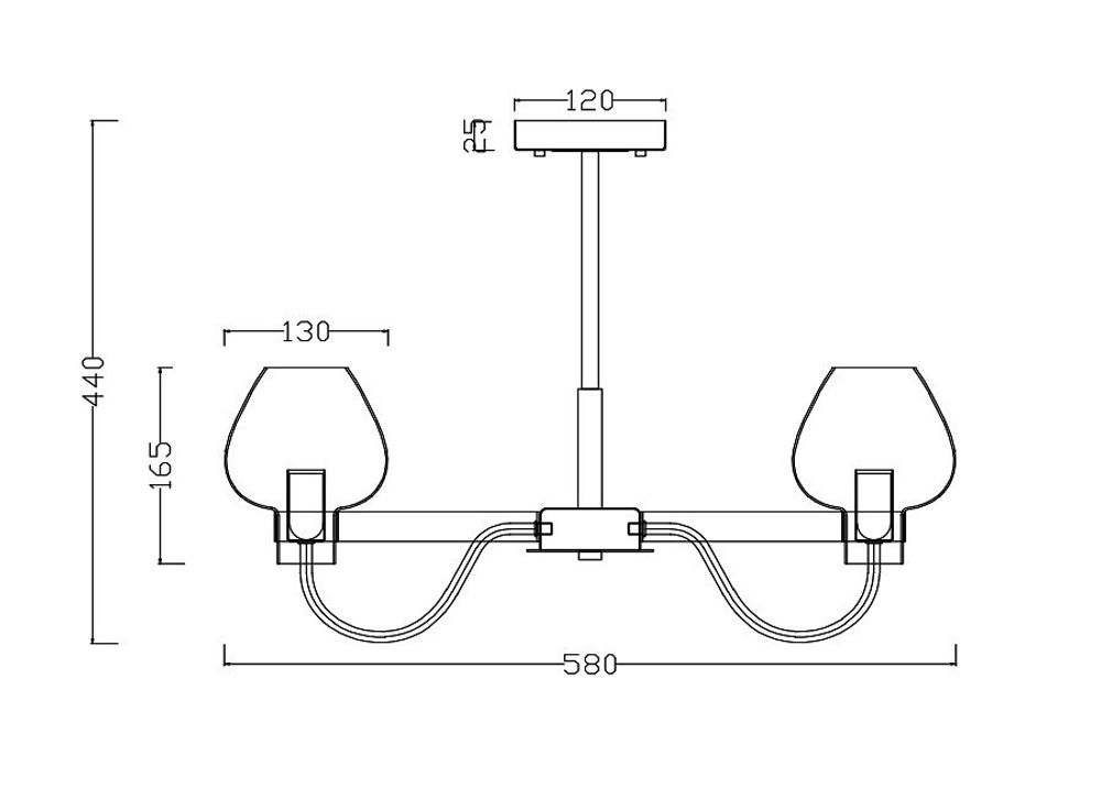 Люстра на штанге Freya Tara FR5028PL-05B