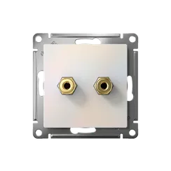 Розетка аудио 2-м AtlasDesign жемчуж. SE ATN000487