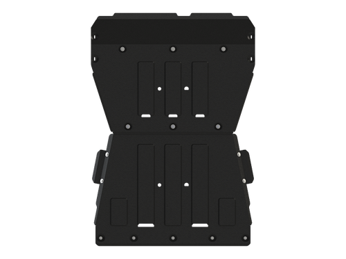 Защита моторного отсека (2 мм, сталь) для Chevrolet Bolt 2016-2021 (V = AT FWD), Opel Ampera 2017- (V = 150 кВт) Sheriff.04.5118