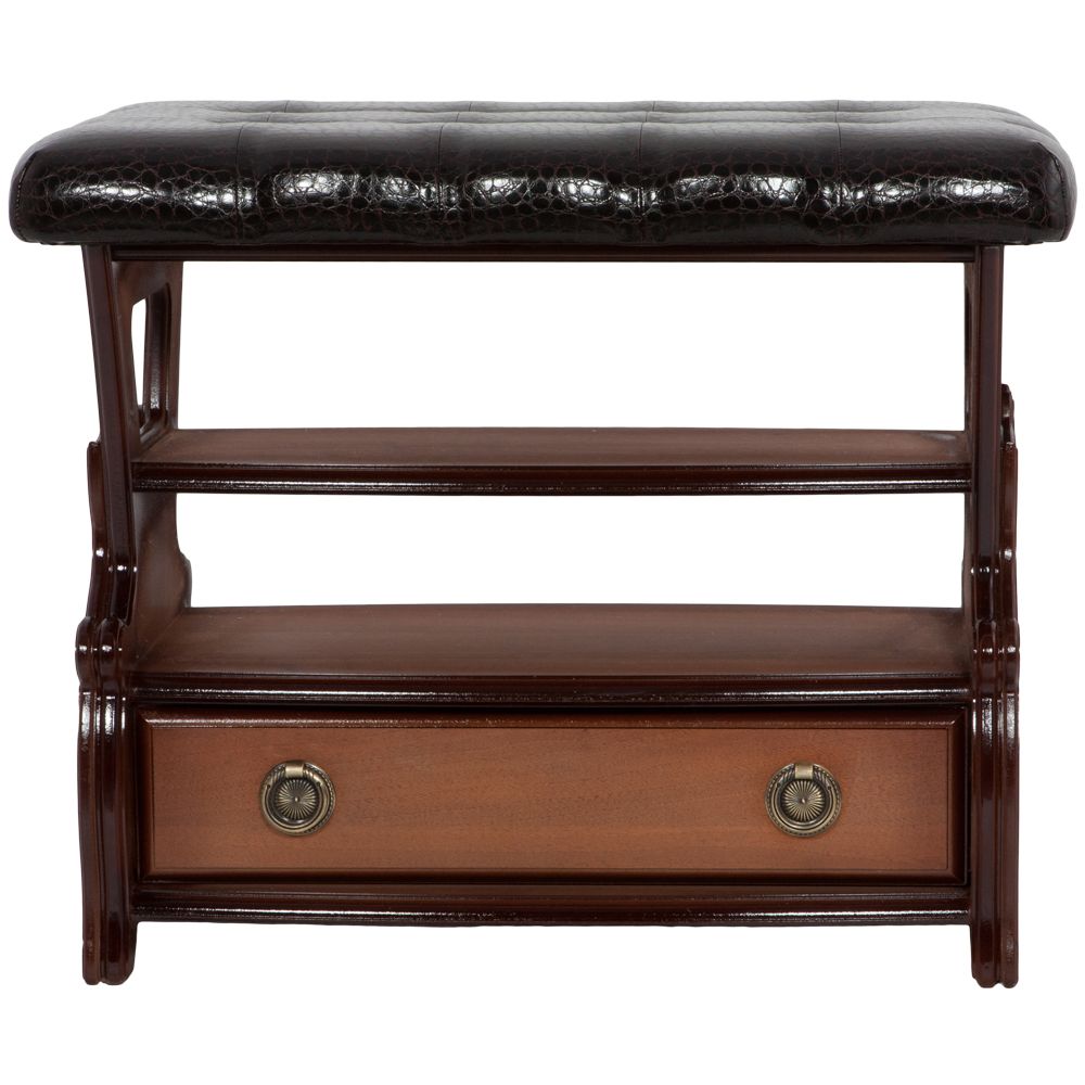 Скамья Марта с ящиком Орех Д