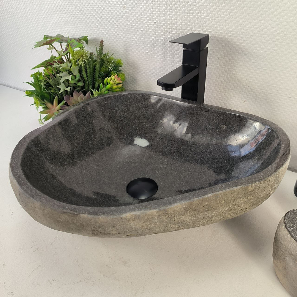 Раковина из речного камня RS-65492 46*42*15 0856