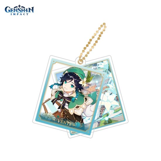 Брелок акриловый Genshin Impact Character Acrylic Strap Venti 6974696616248