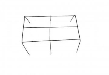 Ритуальный каркас- ЦВЕТНИК для могилы (400*200)