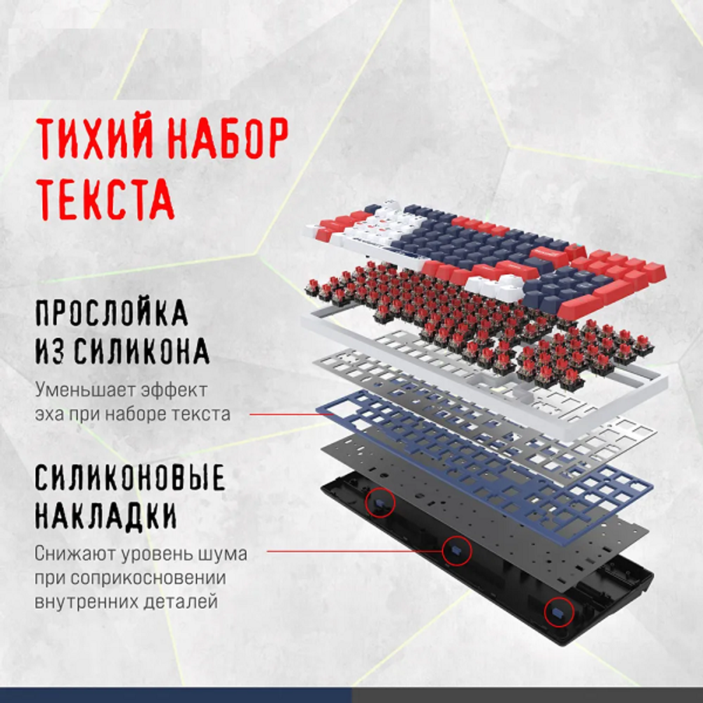 Клавиатура  A4Tech Bloody S98 Sports Navy BLMS Plus