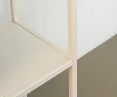 Стеллаж металлический 155х60х25, молочный