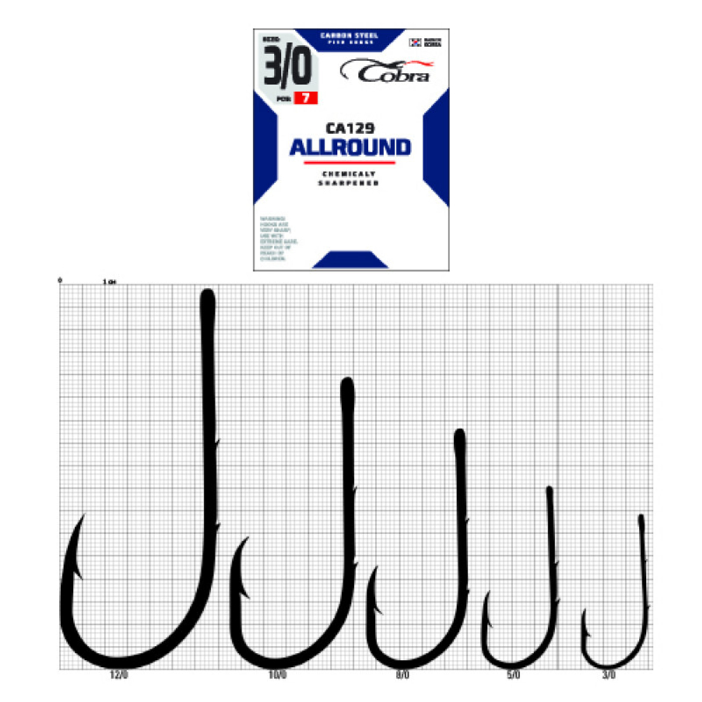 Крючки Cobra CA129 Allround