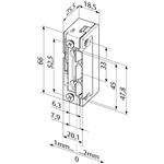 Электромеханическая защелка effeff 138T13