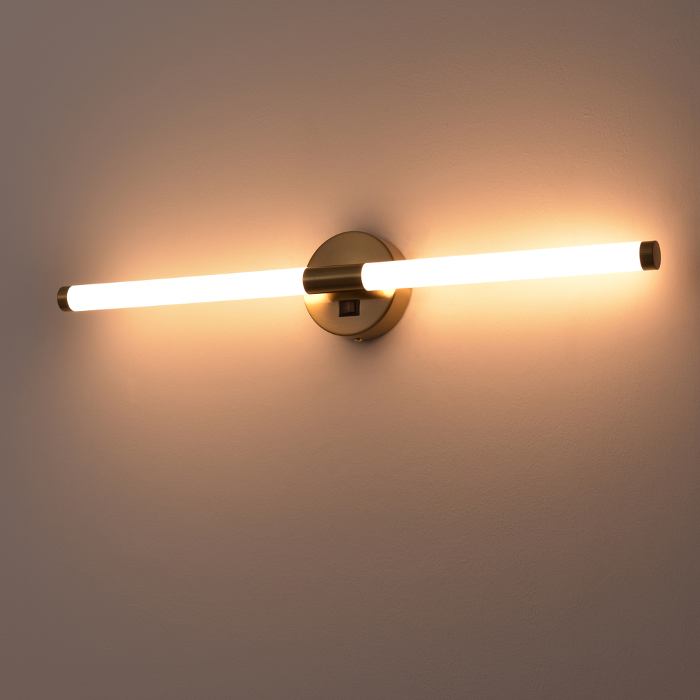 201011 Бра NOCE LED 9W 480LM ЛАТУНЬ 3000/4000/6000K